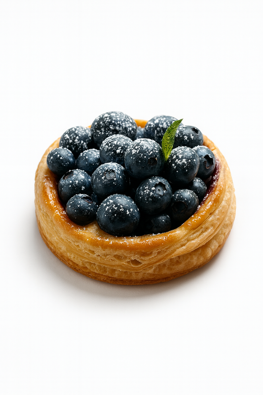 Vanilla And Blueberry Danish